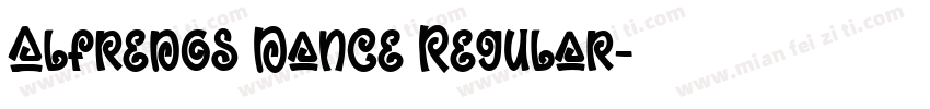 Alfredos Dance Regular字体转换